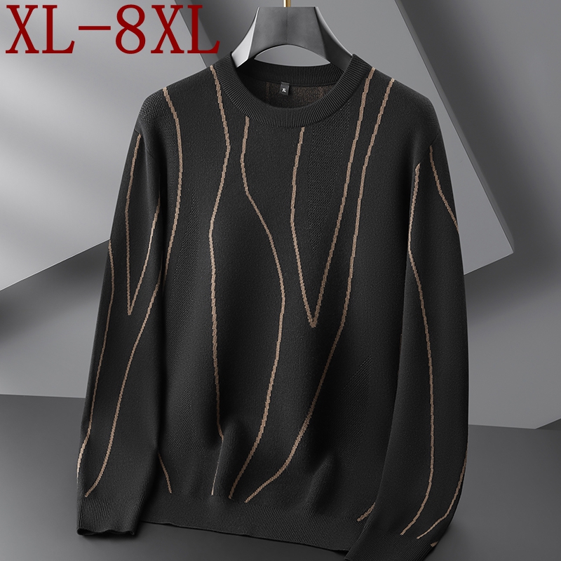 Winter Clothing Brand - 8XL 7XL 6XL Pull Homme 2024