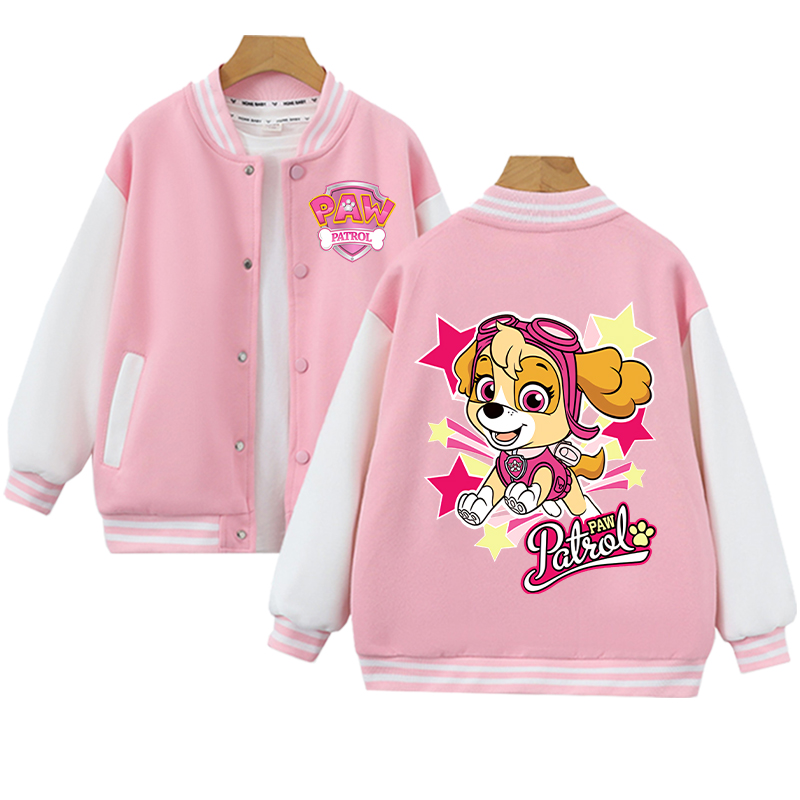 Winter Clothing For Kids - Paw Patrol Fashion Baseball Uniform for