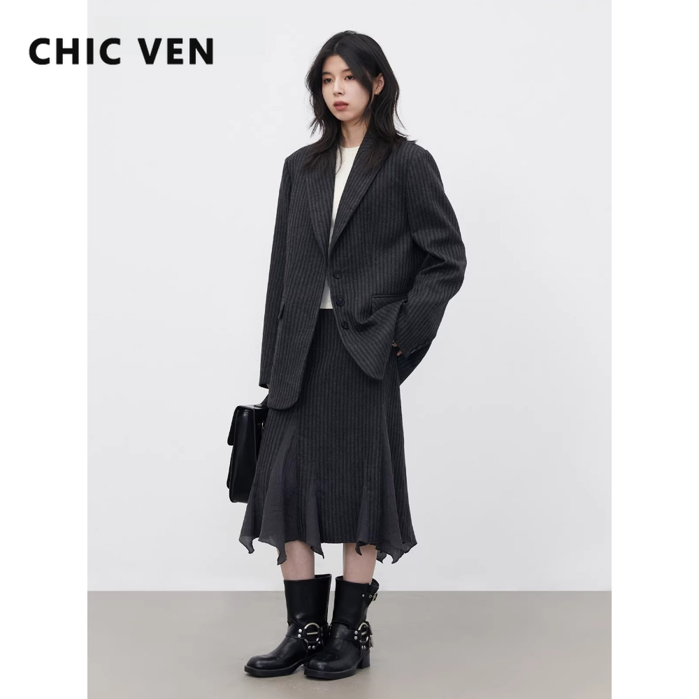 Winter Clothing For Sale - CHIC VEN Fashion Women Woolen Blazer