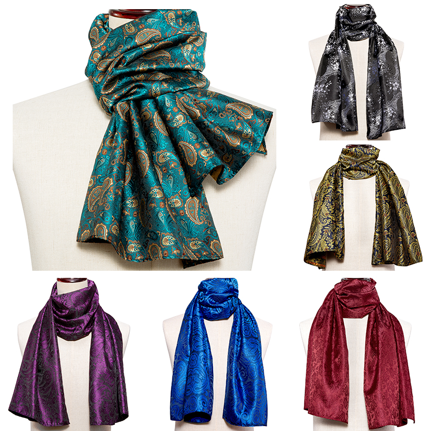 Winter Clothing Gear - New Fashion Men Scarf Green Jacquard