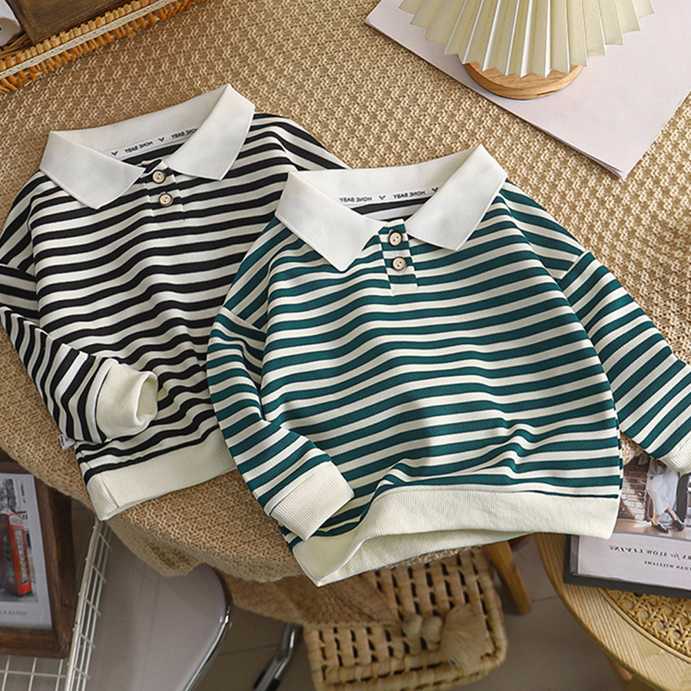 Winter Clothing For Kids - Children's Clothing Stripe Blouse Boys Girls