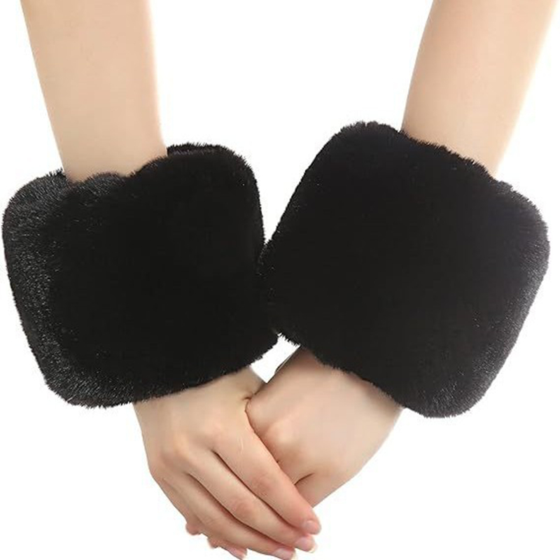 Winter Warm Plush Short Wrist  - Winter Clothing Accessories incelemesi ve fiyatı