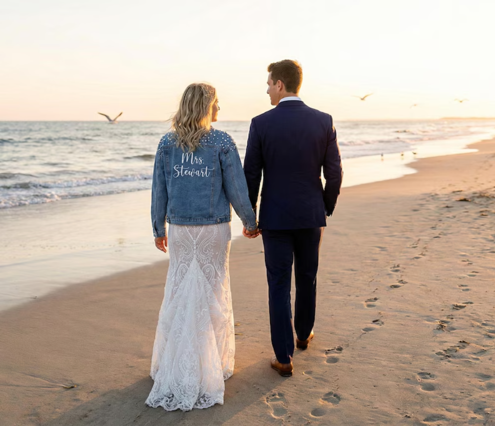 Custom Embroidered Bride Denim - Winter Clothing For Sale incelemesi ve fiyatı