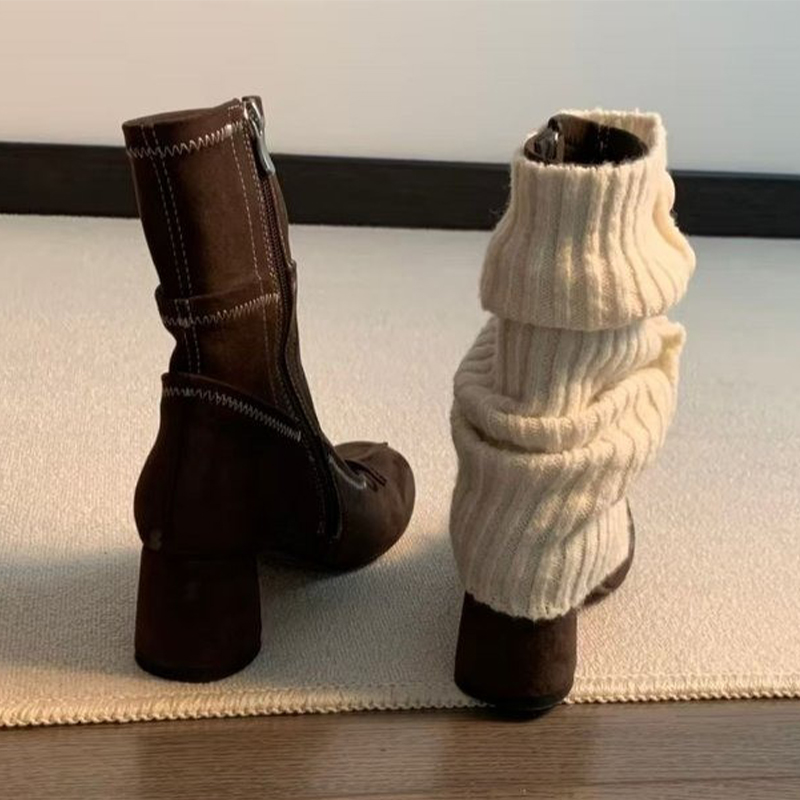 Bow High Heels Women Boots New - Winter Clothing For Women incelemesi ve fiyatı