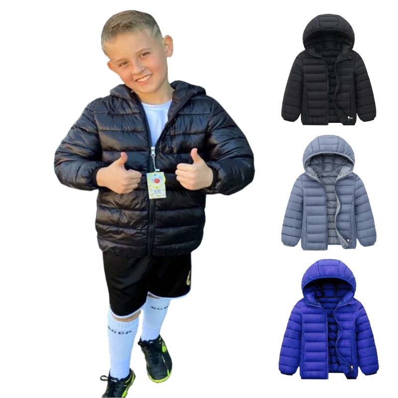 Hooded Lightweight Down Jacket - Winter Clothing For Kids incelemesi ve fiyatı