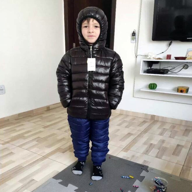 Hooded Lightweight Down Jacket - Winter Clothing For Kids incelemesi ve fiyatı