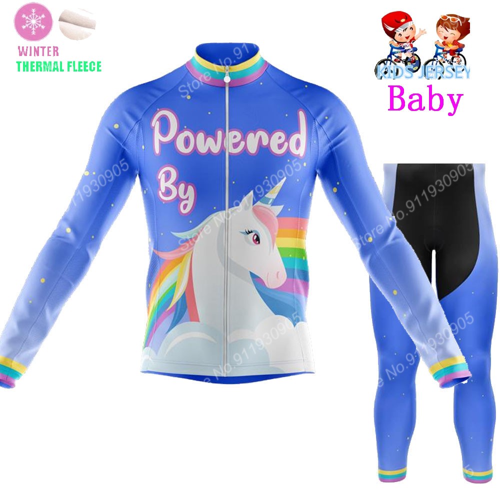 2022 Kids Unicorn Cycling Jers - Winter Clothing For Kids incelemesi ve fiyatı
