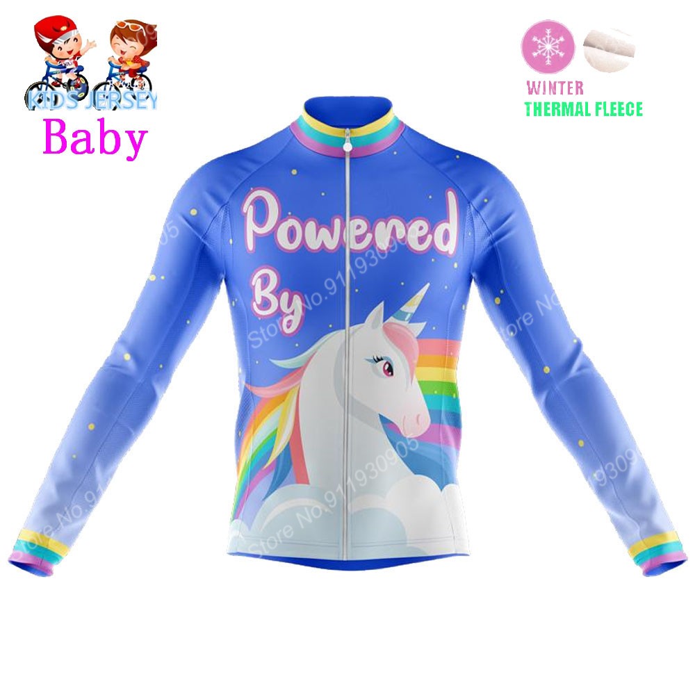 2022 Kids Unicorn Cycling Jers - Winter Clothing For Kids incelemesi ve fiyatı