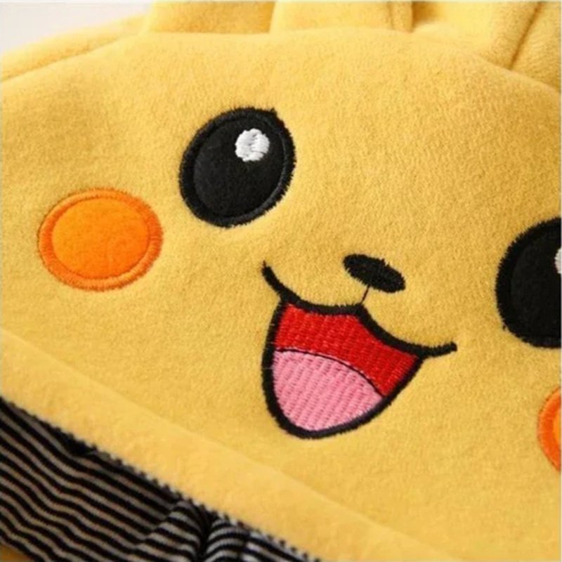 New Cute Cartoon Pokemon Pikac - Winter Clothing For Kids incelemesi ve fiyatı