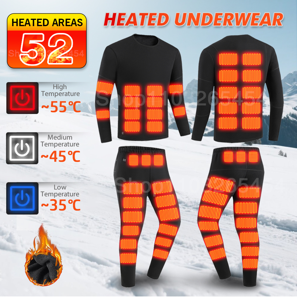 New 52 Areas Heated Underwear  - Winter Clothing Accessories incelemesi ve fiyatı