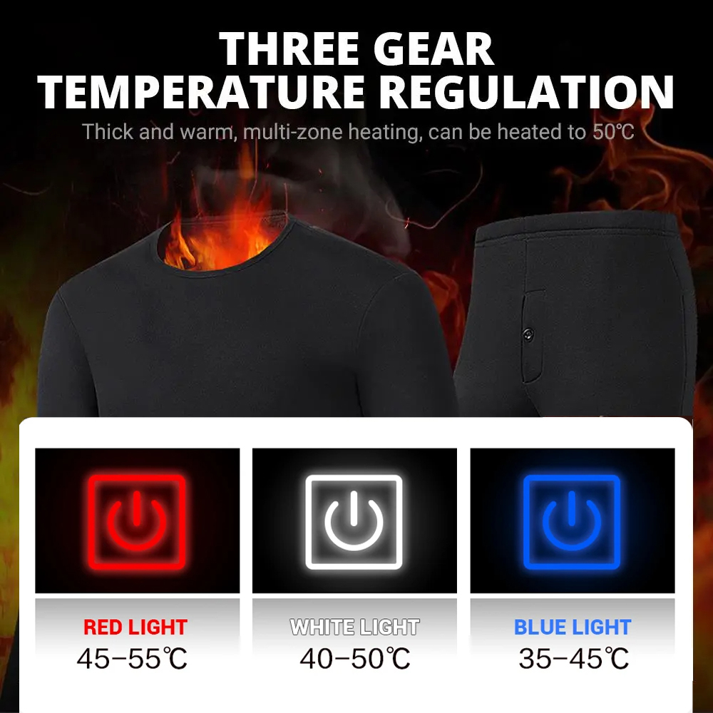 New 52 Areas Heated Underwear  - Winter Clothing Accessories incelemesi ve fiyatı