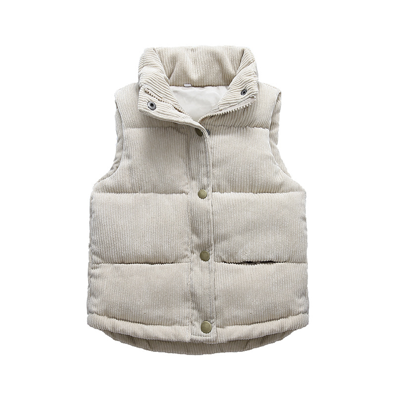 Kids Boys Girls Corduroy Vests - Winter Clothing For Kids incelemesi ve fiyatı
