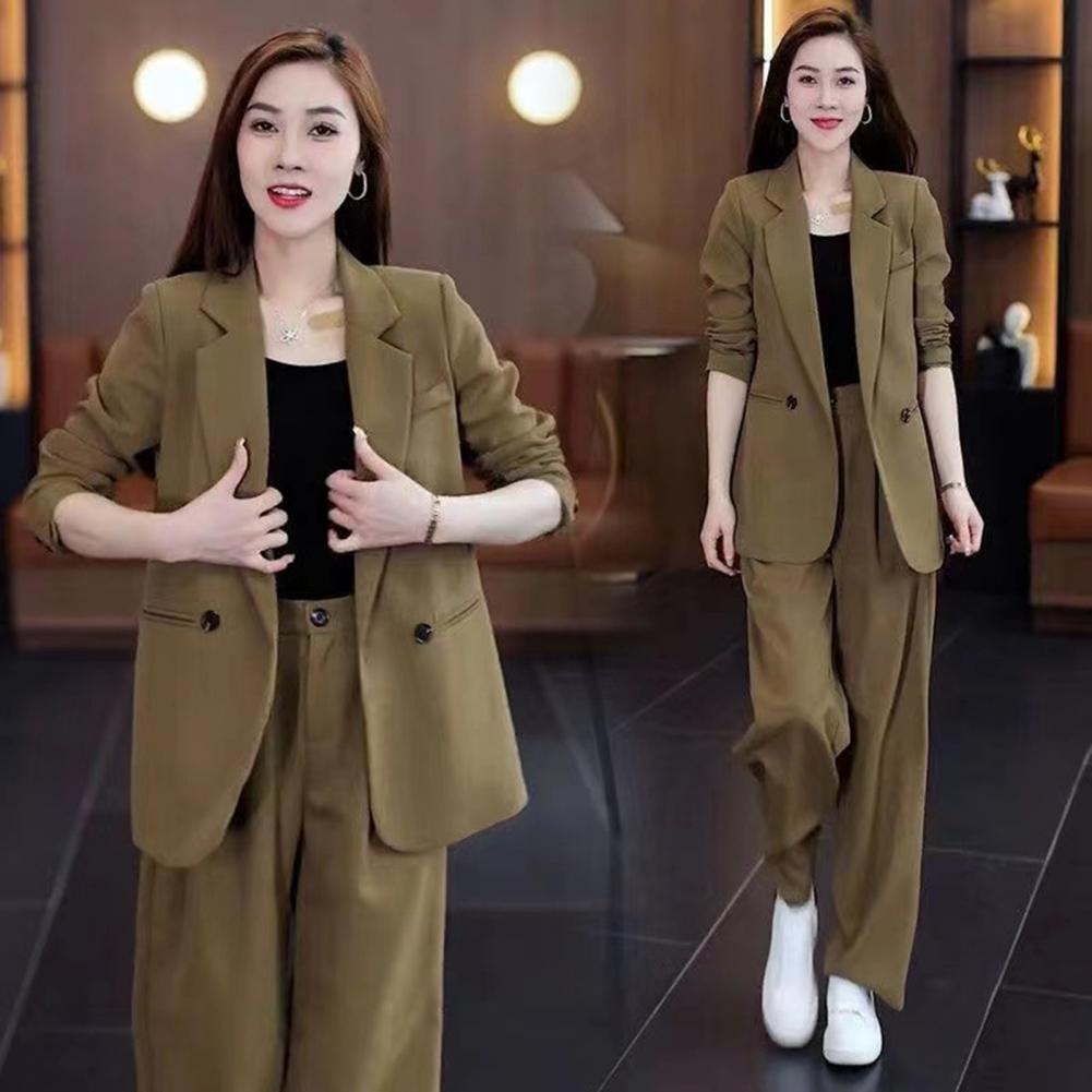 Women Coat Pants Set Formal Co - Winter Clothing For Sale incelemesi ve fiyatı