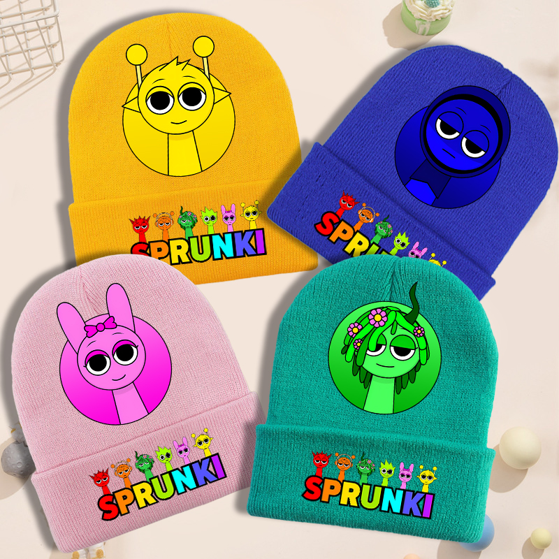 Sprunki Knitted Hat for Childr - Winter Clothing For Kids incelemesi ve fiyatı