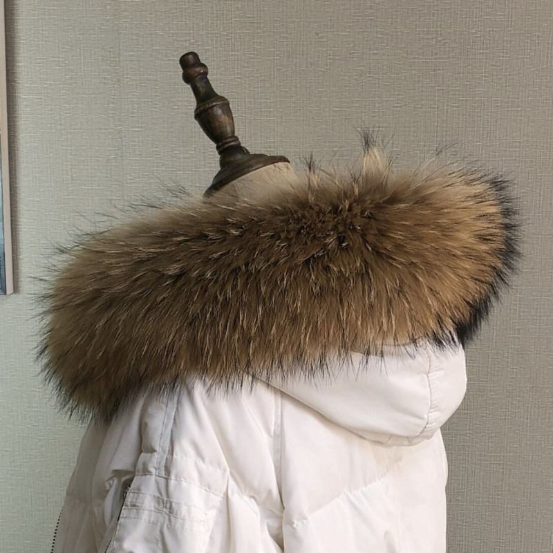 Real Fur Collar for Coat Parka - Winter Clothing For Sale incelemesi ve fiyatı