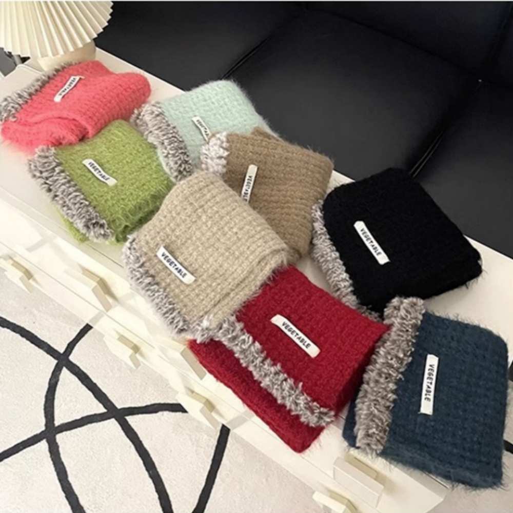 Thickened Warm Tassel Scarf Wo - Winter Clothing Accessories incelemesi ve fiyatı