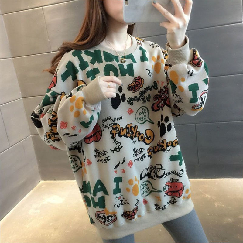 Casual Printed Loose Women's S - Winter Clothing Essential incelemesi ve fiyatı