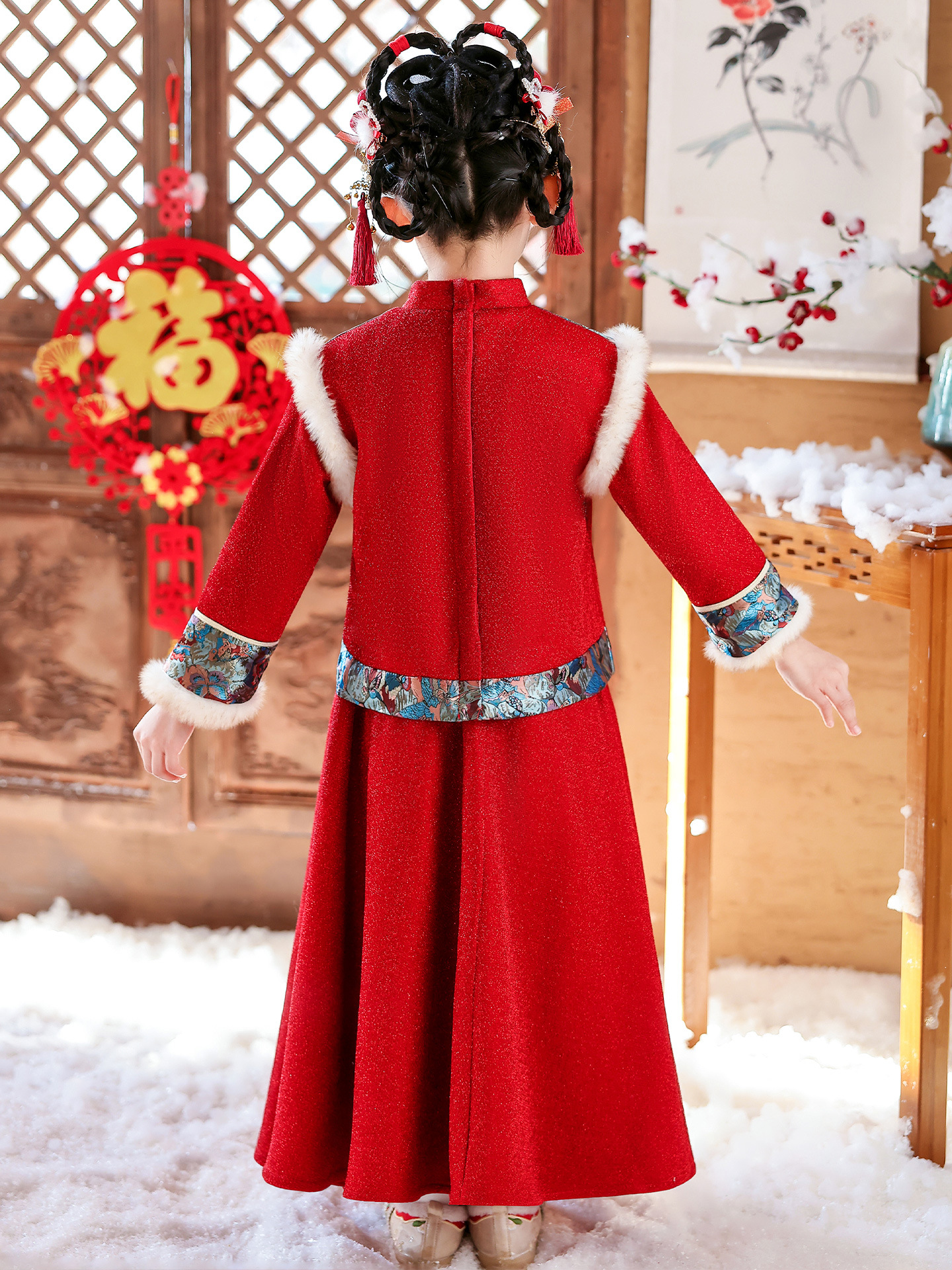 Girls Winter New Thick Qipao H - Winter Clothing For Kids incelemesi ve fiyatı