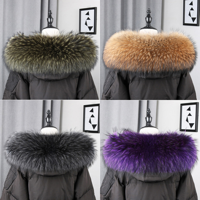 100% Real Fur Collar Coat Wint - Winter Clothing For Sale incelemesi ve fiyatı