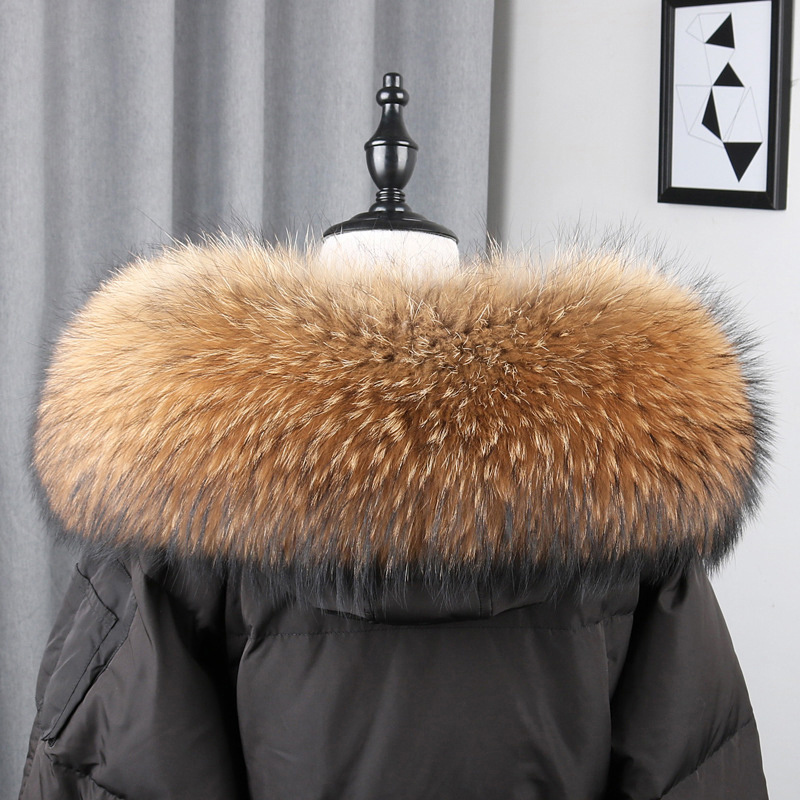 100% Real Fur Collar Coat Wint - Winter Clothing For Sale incelemesi ve fiyatı