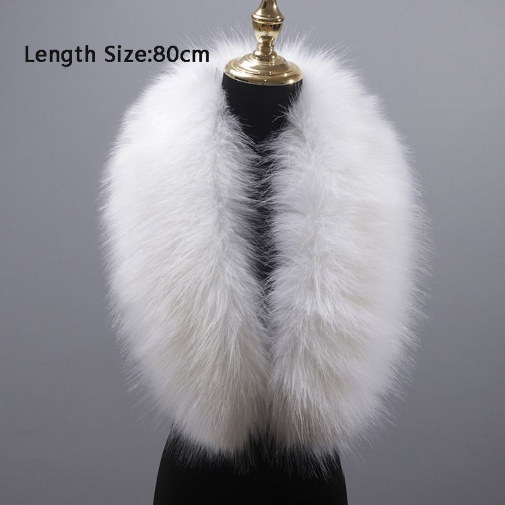 New 80cm Large Faux Fur Collar - Winter Clothing For Sale incelemesi ve fiyatı