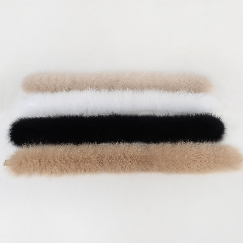 2024 winter new fox fur collar - Winter Clothing Accessories incelemesi ve fiyatı