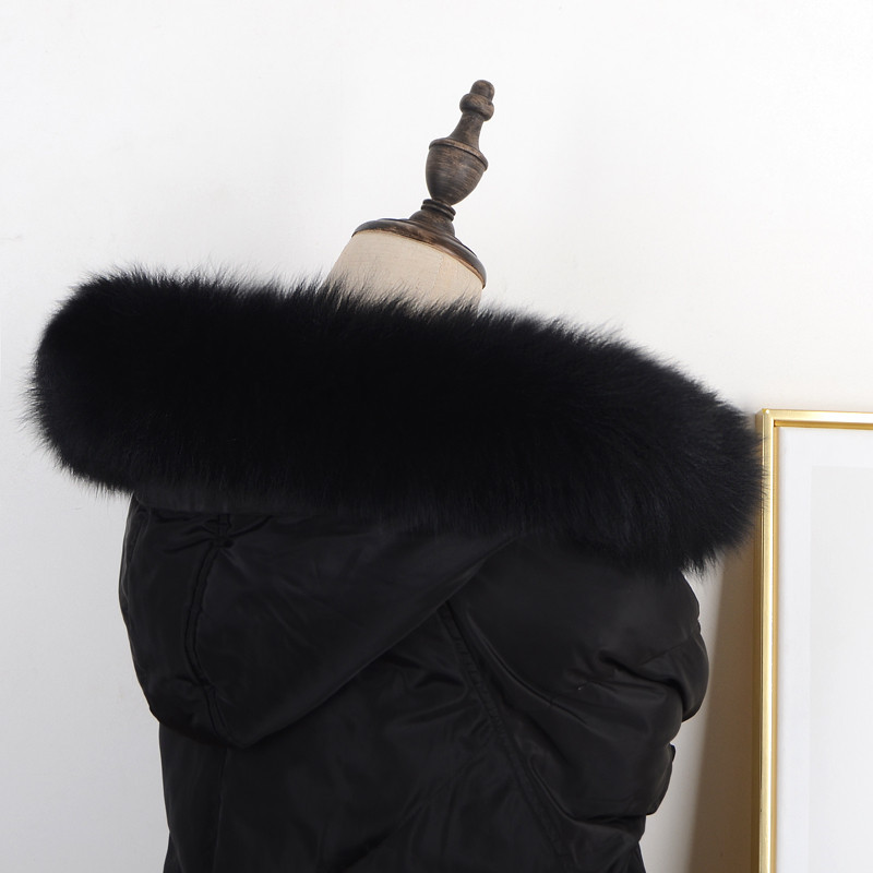 2024 winter new fox fur collar - Winter Clothing Accessories incelemesi ve fiyatı