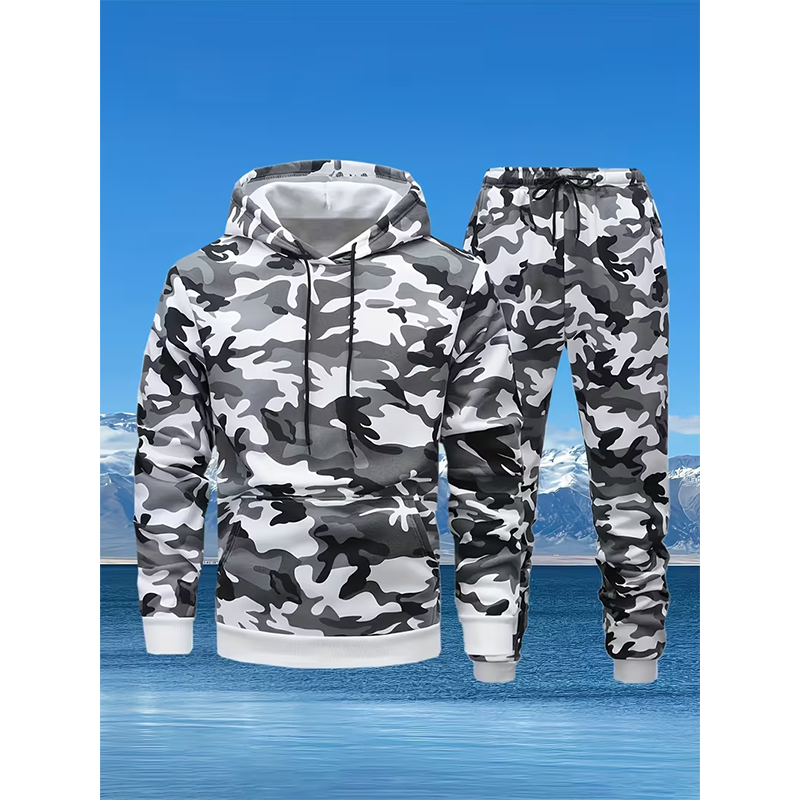 Autumn Camouflage 3D Print Hoo - Winter Clothing For Women incelemesi ve fiyatı