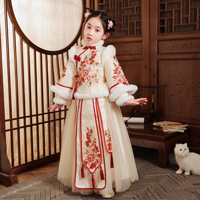 Red Chinese New Year Clothing  - Winter Clothing For Kids incelemesi ve fiyatı