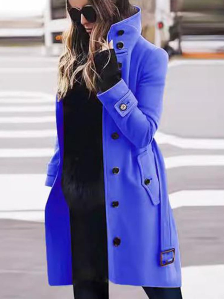 Women's New Woolen Coat Outerw - Winter Clothing For Kids incelemesi ve fiyatı