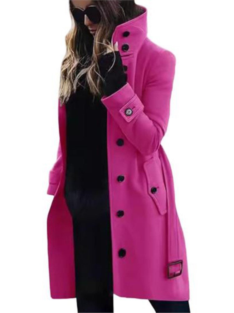 Women's New Woolen Coat Outerw - Winter Clothing For Kids incelemesi ve fiyatı