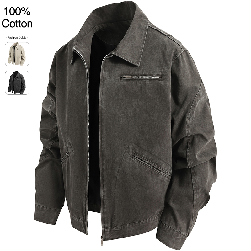 Oversize Loose Men's Denim Jac - Winter Clothing For Sale incelemesi ve fiyatı