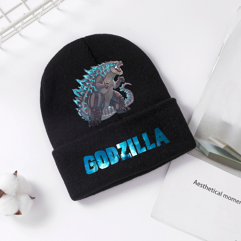 Godzilla Knitted Hat Winter Sp - Winter Clothing For Kids incelemesi ve fiyatı