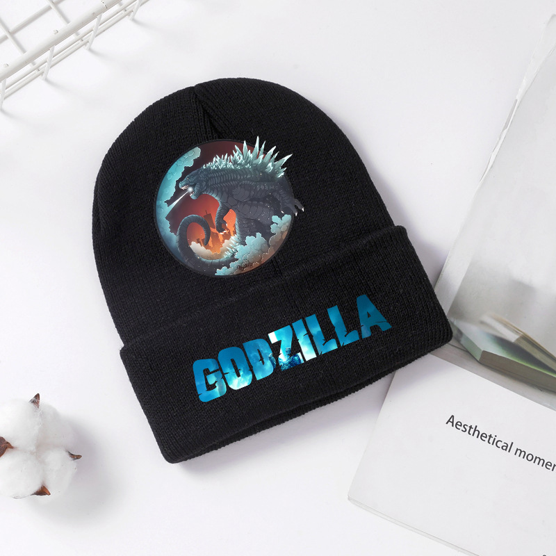 Godzilla Knitted Hat Winter Sp - Winter Clothing For Kids incelemesi ve fiyatı