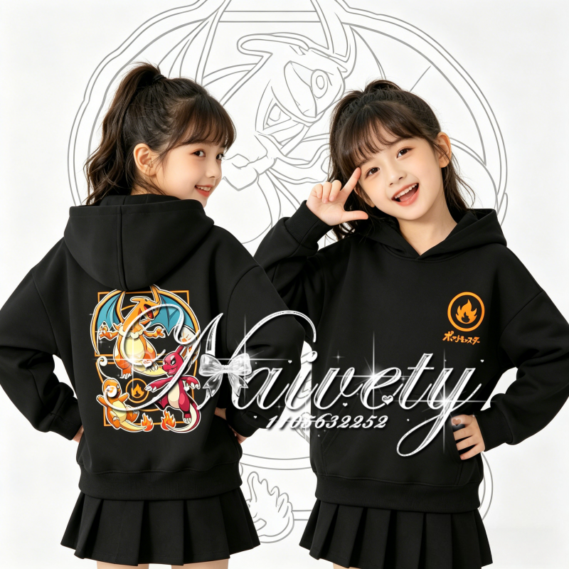 2026 Autumn Winter Pokemon Hoo - Winter Clothing For Kids incelemesi ve fiyatı