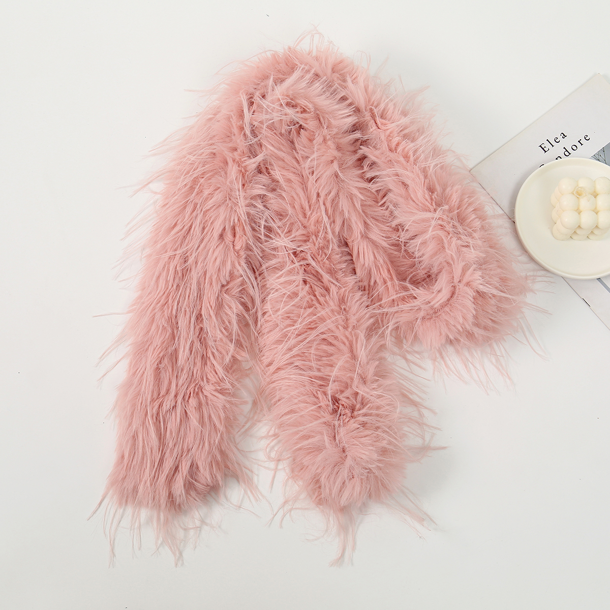 Women Faux Rabbit Fur Long Sca - Winter Clothing For Sale incelemesi ve fiyatı